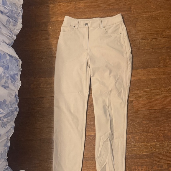 lululemon athletica Pants - Lululemon Athletica Cream High-Waisted Pants